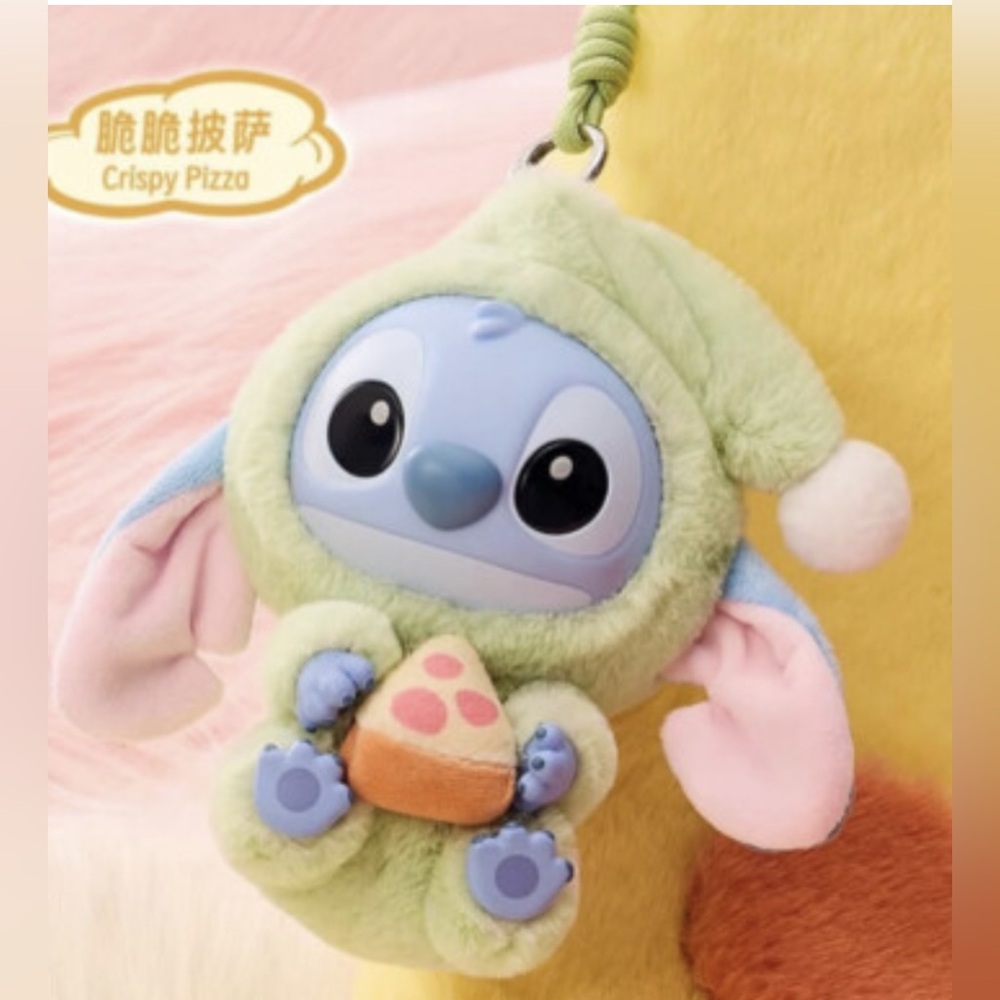 CONFIRMED MINISO STITCH EAT SOMETHING BEFORE SLEEP (CRISPY PIZZA)